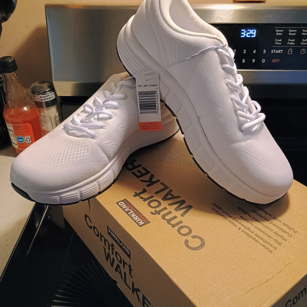 Kirkland Signature Men's White Sneakers